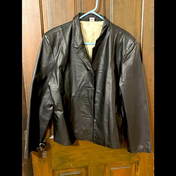 Jackets & Blazers - Women’s black Leather jacket size L